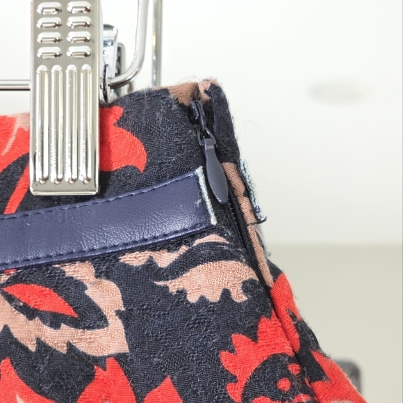 Liu-Jo Jacquard Floral Structured Mini Skirt, Size 4 - Picture 10 of 14